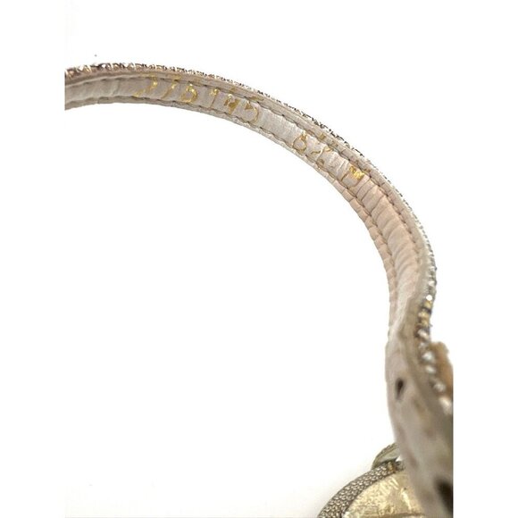 STUART WEITZMAN Platform Sandal Glitter Heel 6.5 - Picture 9 of 12